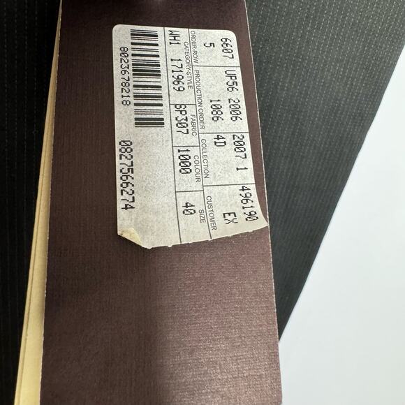 STELLA MCCARTNEY Pinstriped Cotton Blend Cuffed-Hem Cropped Pants EU 40 M - Picture 5 of 12